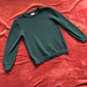 Green Cotton Sweater